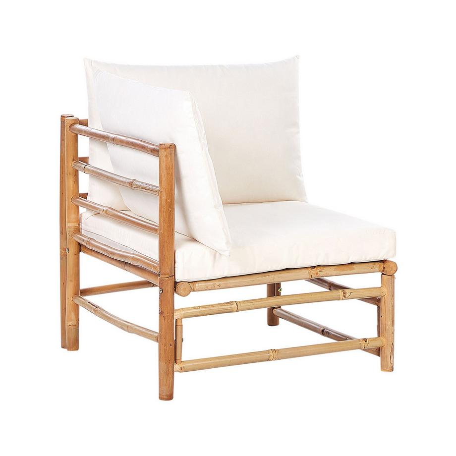 Beliani Modulo angolare da giardino en Legno di bambù Boho CERRETO  