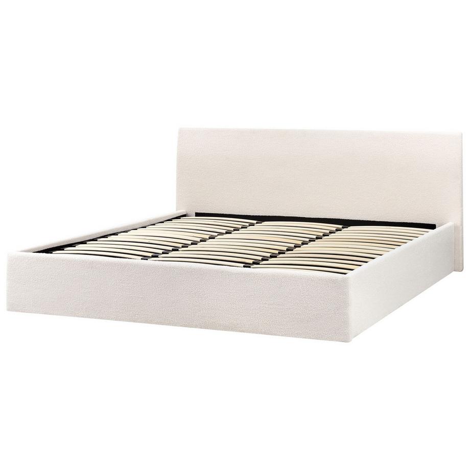 Beliani Lit ottoman en Bouclé Scandinave ORBEY  