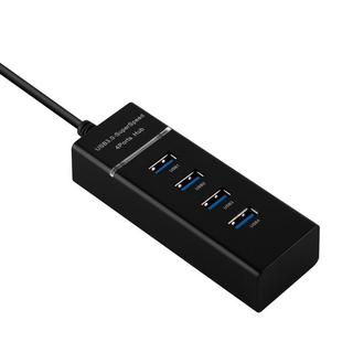 Cadorabo  4 ports USB 3.0 multi-interface Plug & Play avec port USB 3.0, 4 prises USB 3.0 et port de charge USB-C pour ordinateurs portables en SCHWARZ 