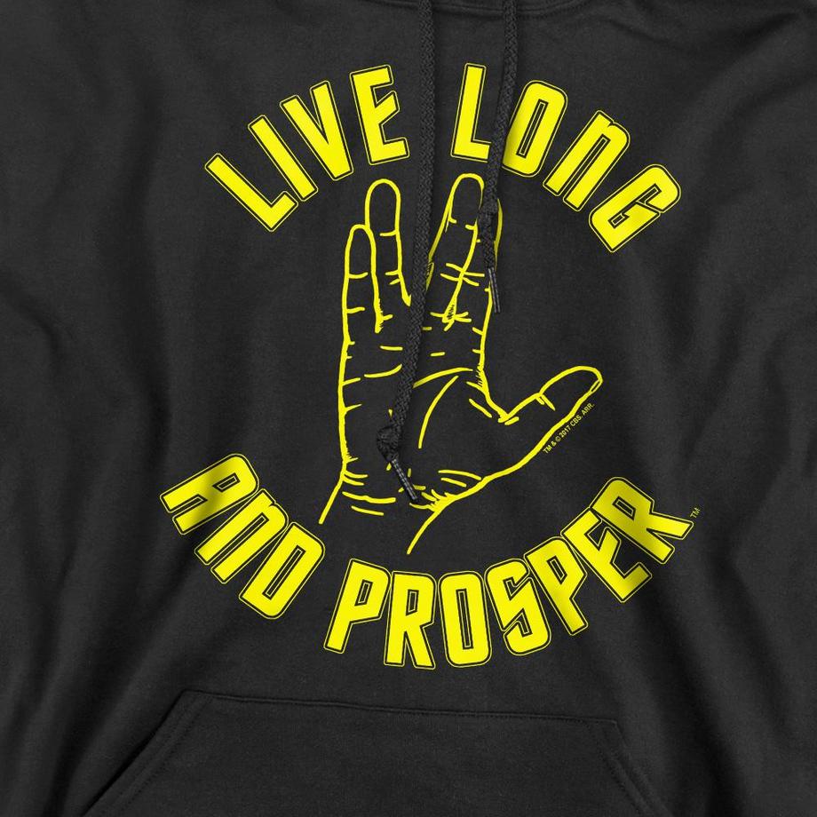 Star Trek Live Long Felpa con cappuccio  