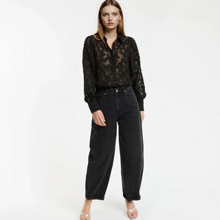 La Redoute Collections Camicetta Maniche Lunghe Burnout  