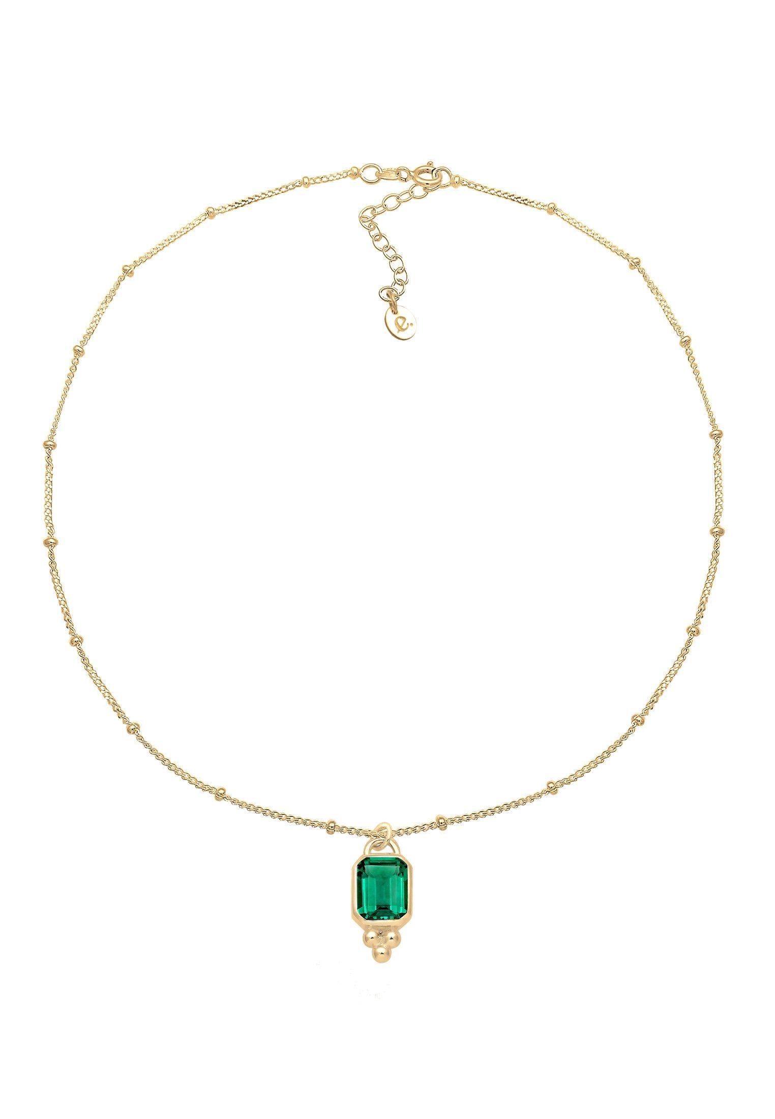 Elli  Halskette Choker Kugelkette Quartz Edelstein 