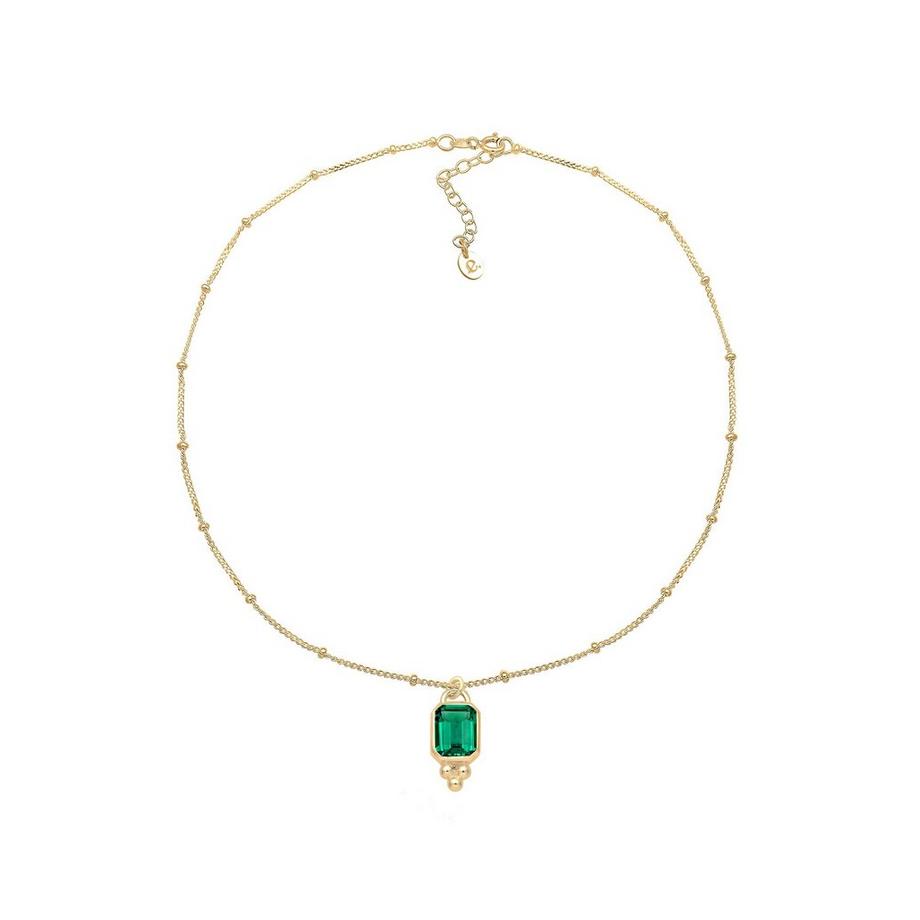 Elli  Halskette Choker Kugelkette Quartz Edelstein 