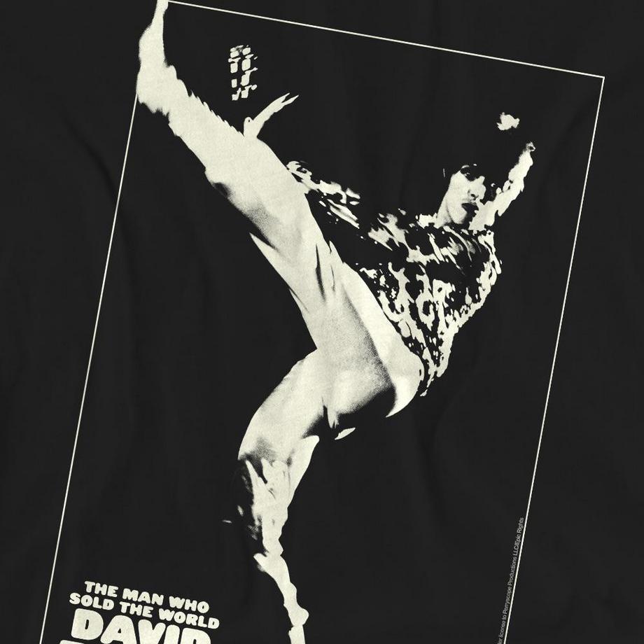 David Bowie The Man Cover Bedrucktes T-Shirt  