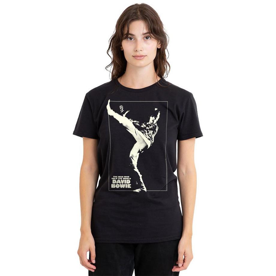 David Bowie The Man Cover Bedrucktes T-Shirt  