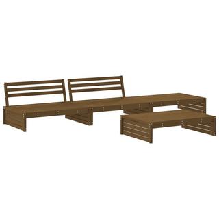 VidaXL set divani da giardino Legno  