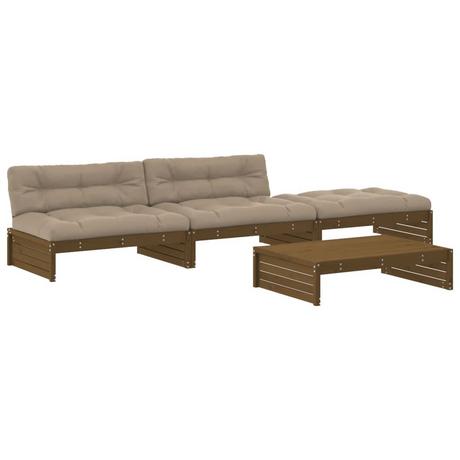 VidaXL Garten lounge set holz  