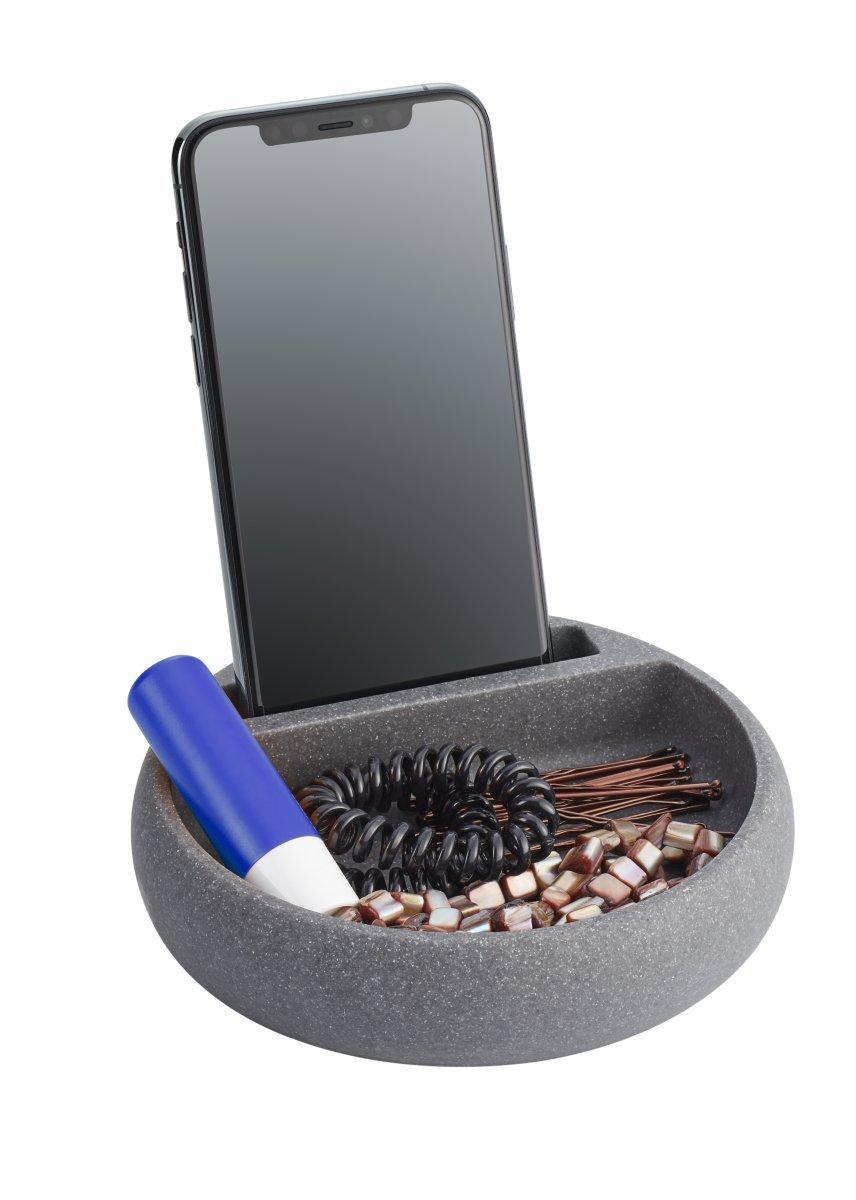 diaqua  Halter für Smartphone anthrazit, rund 