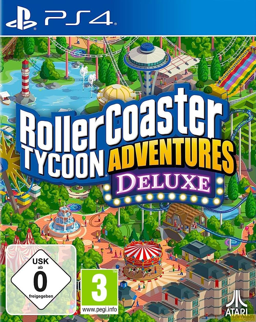 ATARI  RollerCoaster Tycoon Adventures Deluxe 