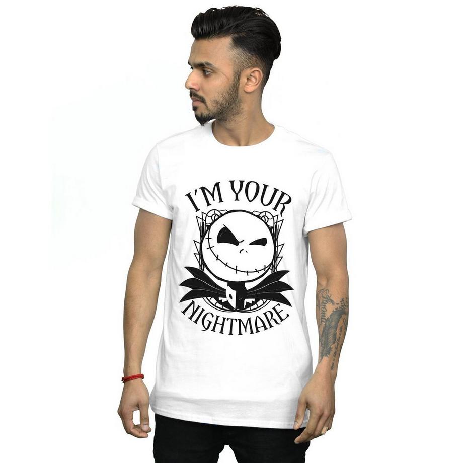 Disney Nightmare Before Christmas Jack Skellington T-Shirt Stampata  