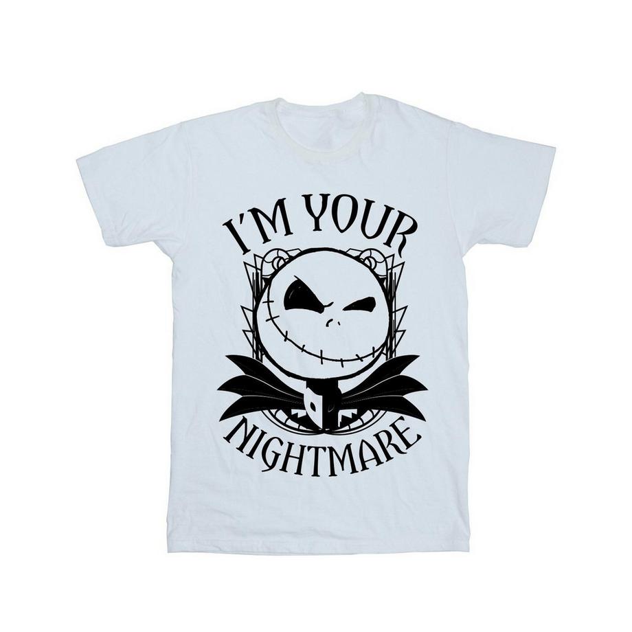 Disney Nightmare Before Christmas Jack Skellington T-Shirt Stampata  