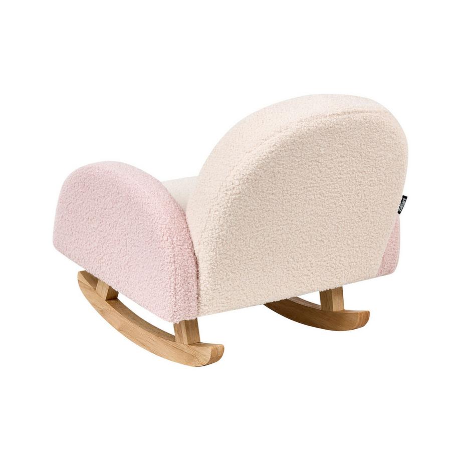 Beliani Sedia a dondolo per bambini en Bouclé Cottage OMBO  