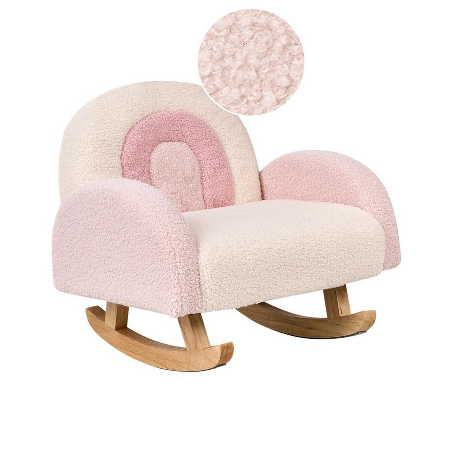 Sedia a dondolo per bambini en Bouclé Cottage OMBO