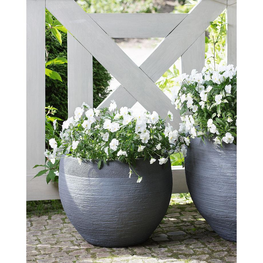 Beliani Vaso per piante en Fibra d'argilla  ZAKROS  