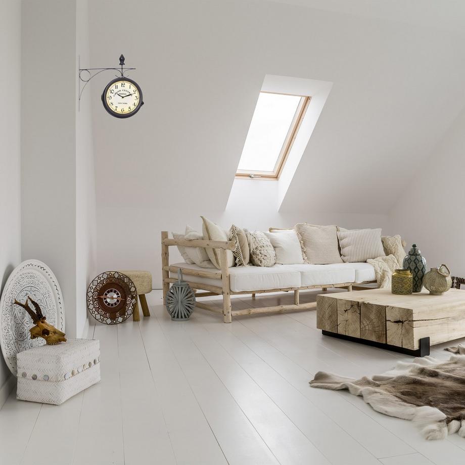 B2X Bahnhofsuhr doppelseitig  