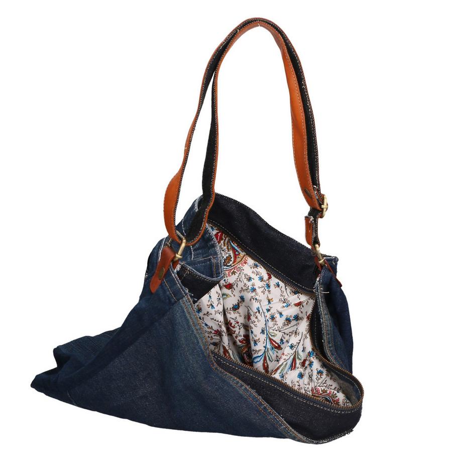 Gave Lux Sac Bandoulière en Cuir Véritable et Toile  