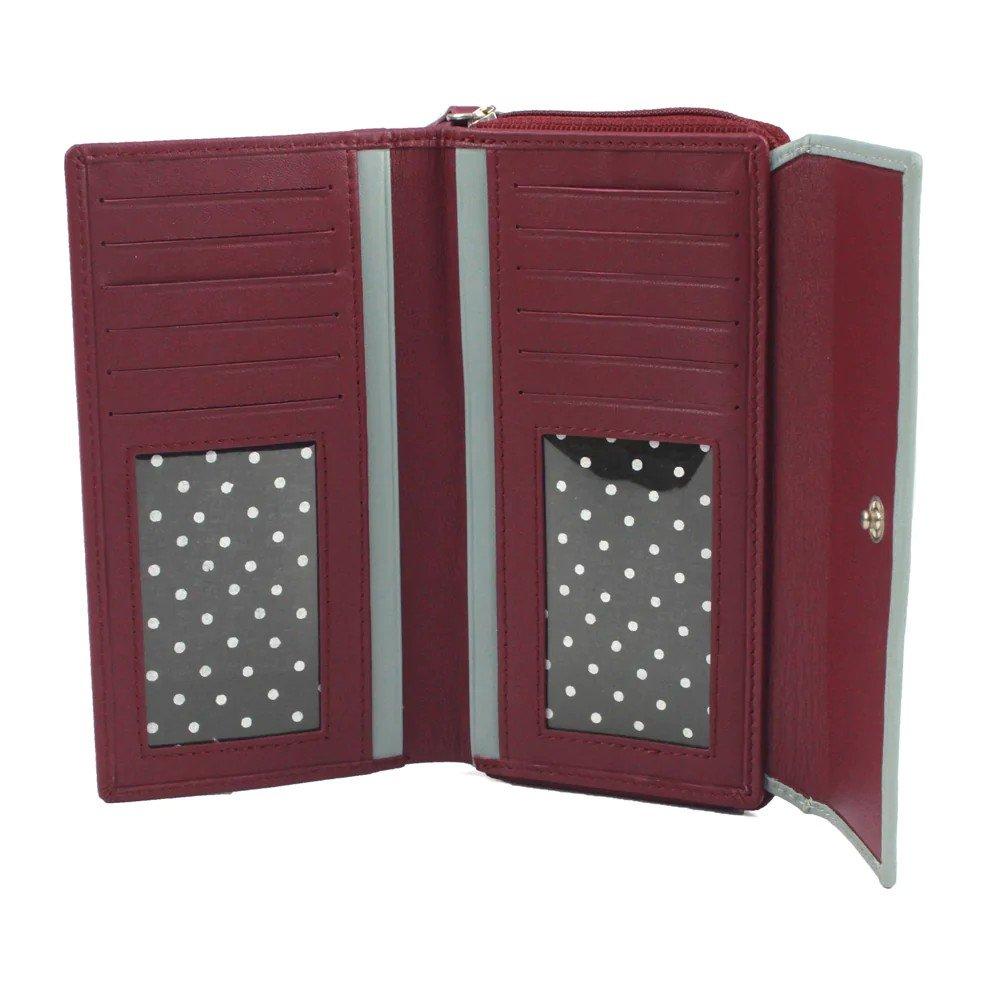 Eastern Counties Leather Ferne Leder Brieftasche Blockfarben  