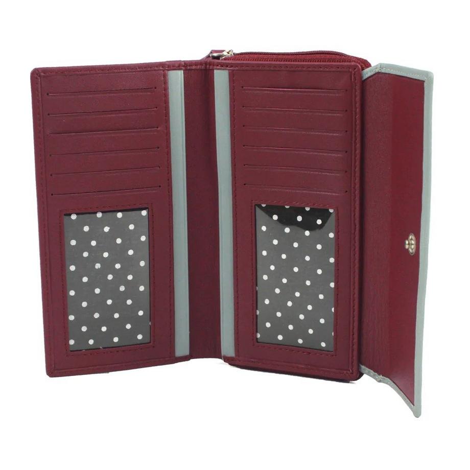 Eastern Counties Leather Ferne Leder Brieftasche Blockfarben  