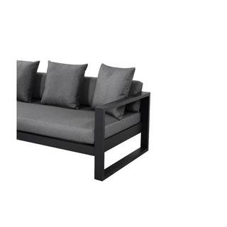 Vente-unique Garten Ecksofa Aluminium MOLOKAI  