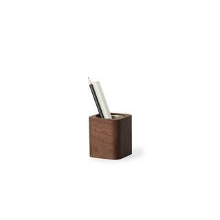 Oakywood Cubic Pot Pot en bois cubique - pour des crayons ou une fleur  