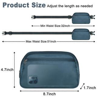 Only-bags.store Sport Crossbody Gürteltasche mit verstellbarem Gurt  