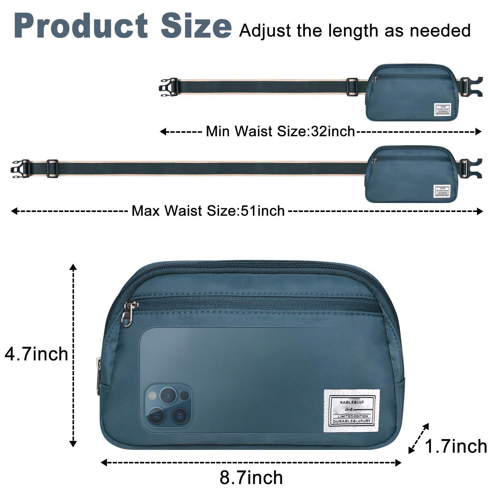 Only-bags.store Sport Crossbody Gürteltasche mit verstellbarem Gurt  