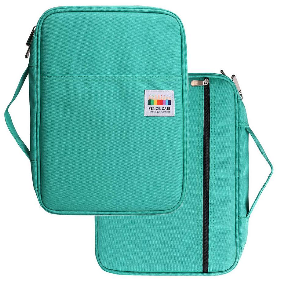 Only-bags.store  Federmäppchen mit 220 Fächern, tragbarer Buntstift-Organisator, wasserdichtes Stiftemäppchen für Studenten, Kinder, Erwachsene, Künstler 