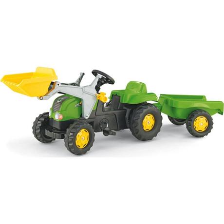 rolly toys  rollyKid-X Traktor mit Lader + Anhänger Grün 