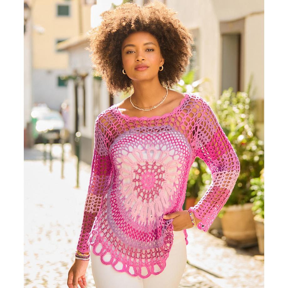 Joe Browns  Häkel-Pullover mit langen Ärmeln 