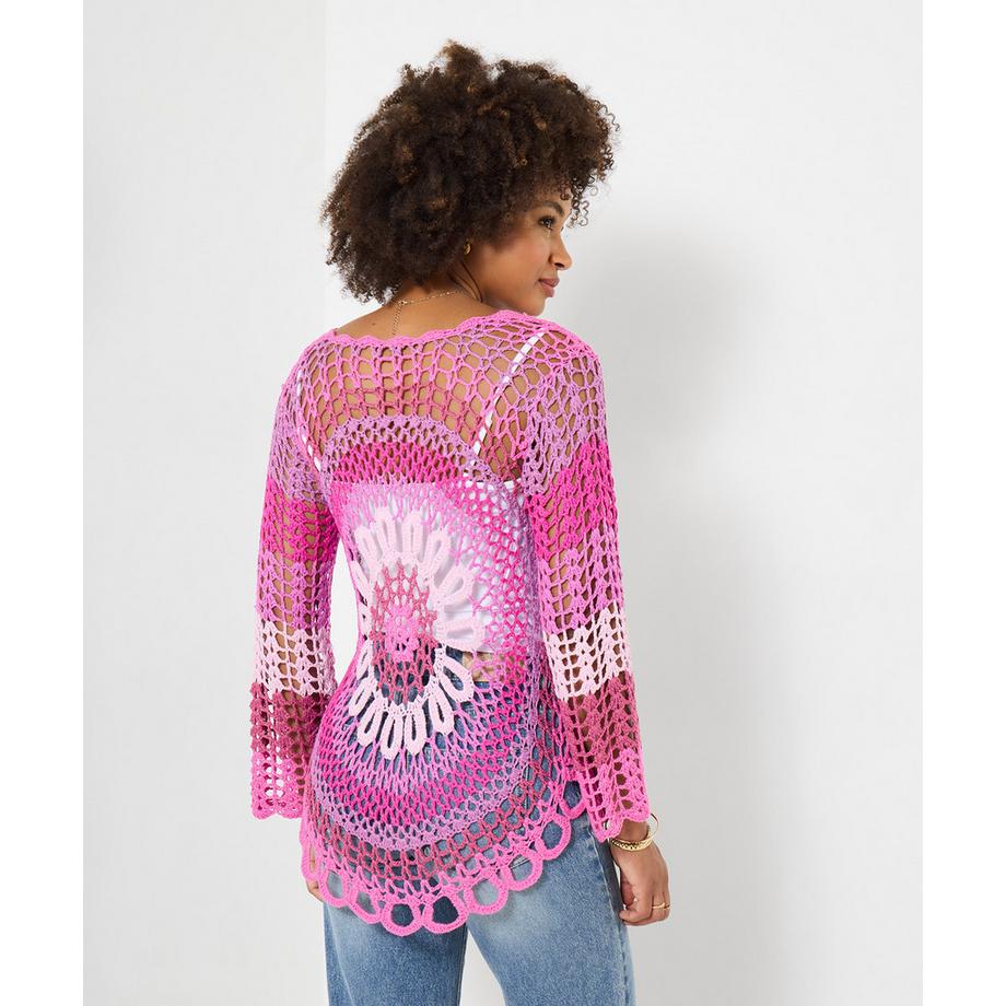 Joe Browns  Häkel-Pullover mit langen Ärmeln 