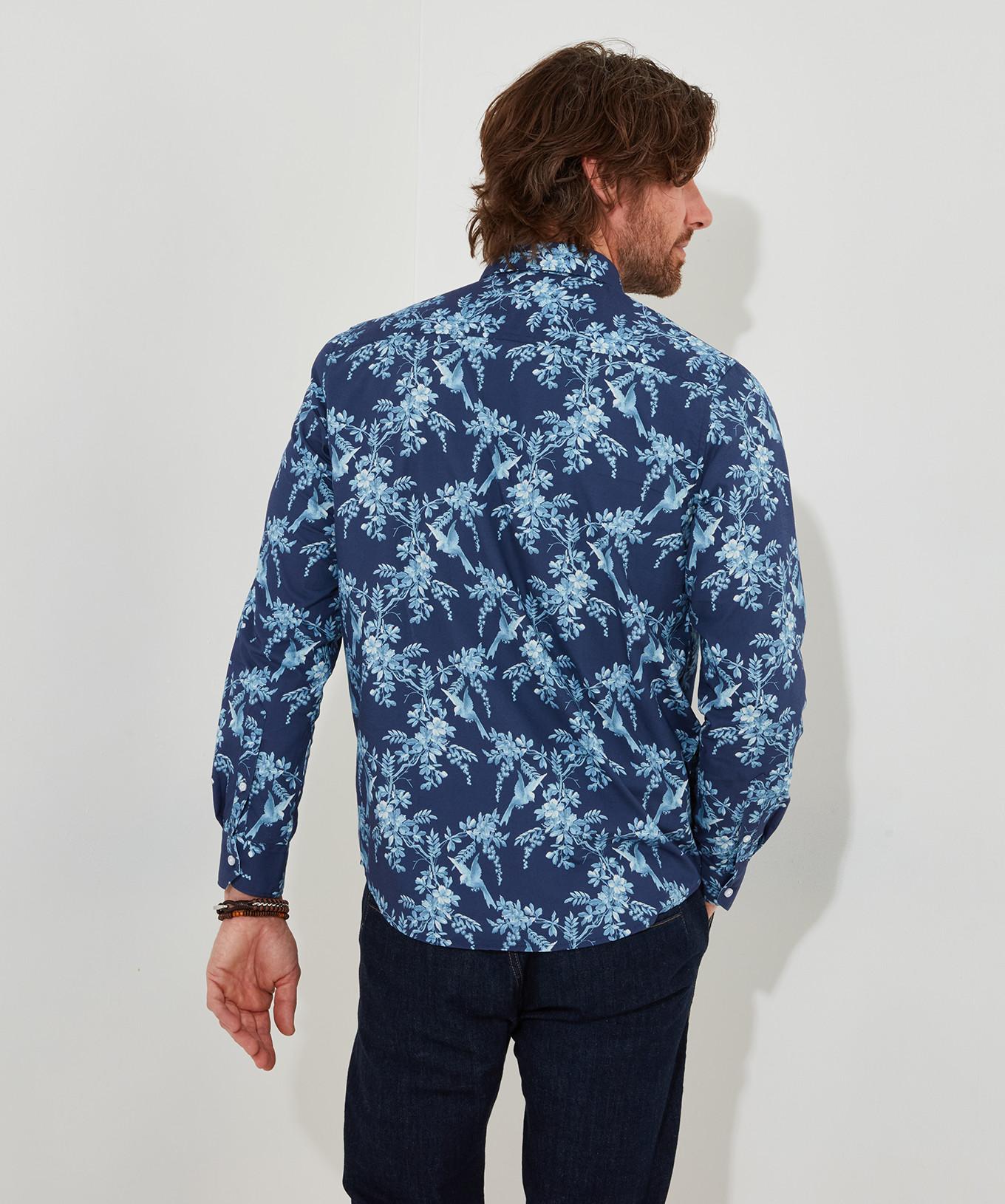 Joe Browns Langarmhemd Vogeldruck  