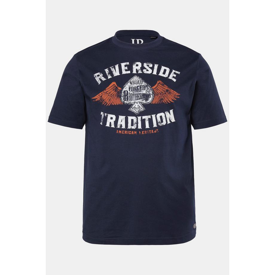 JP1880 T-shirt mezze maniche con stampa sul petto  