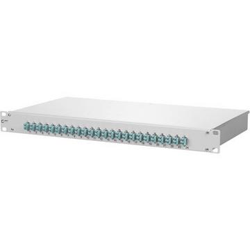 24 Port LWL-Patchpanel 483 mm (19) LC 1 HE