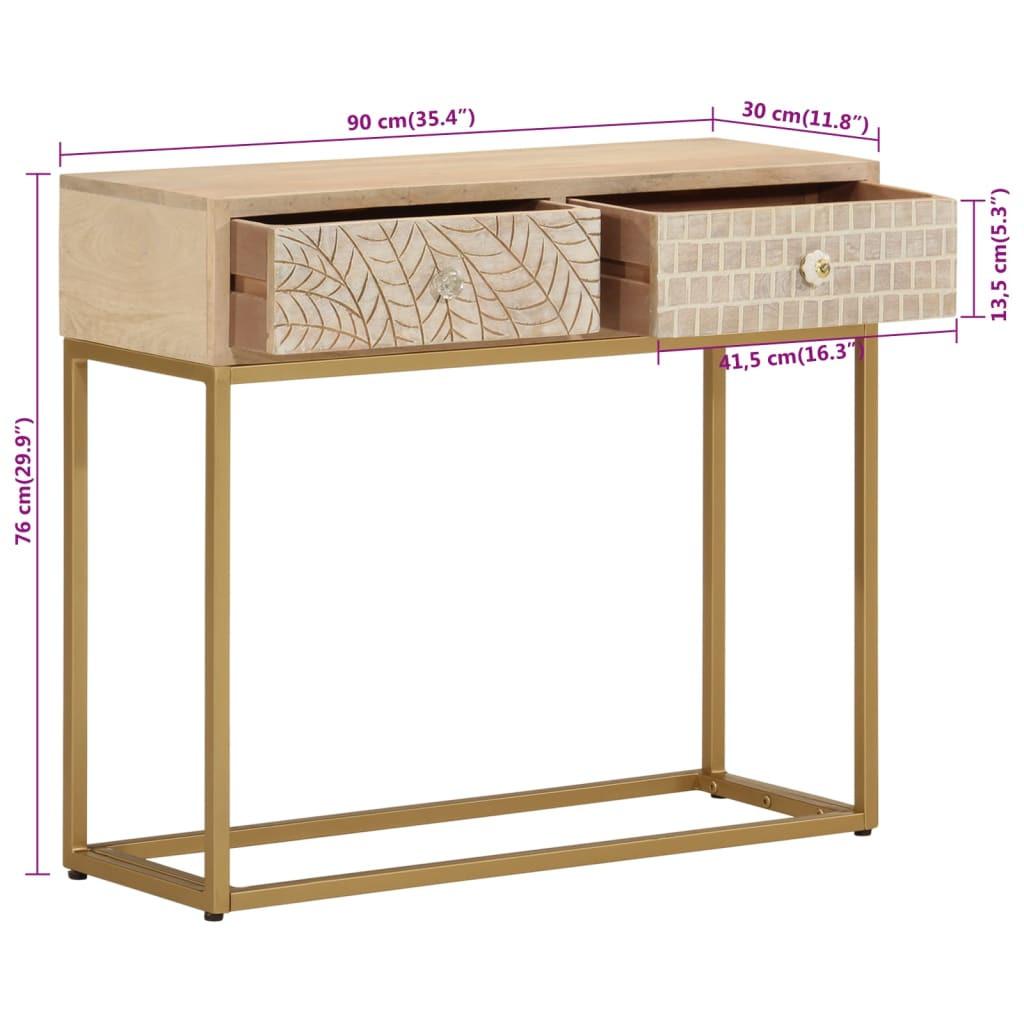 VidaXL Konsolentisch holz  