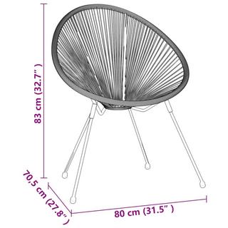 VidaXL Essgruppe rattan  