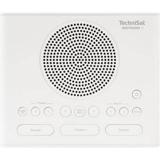 TechniSat  DigitRadio 51 Radiosveglia DAB+, FM AUX Bianco 
