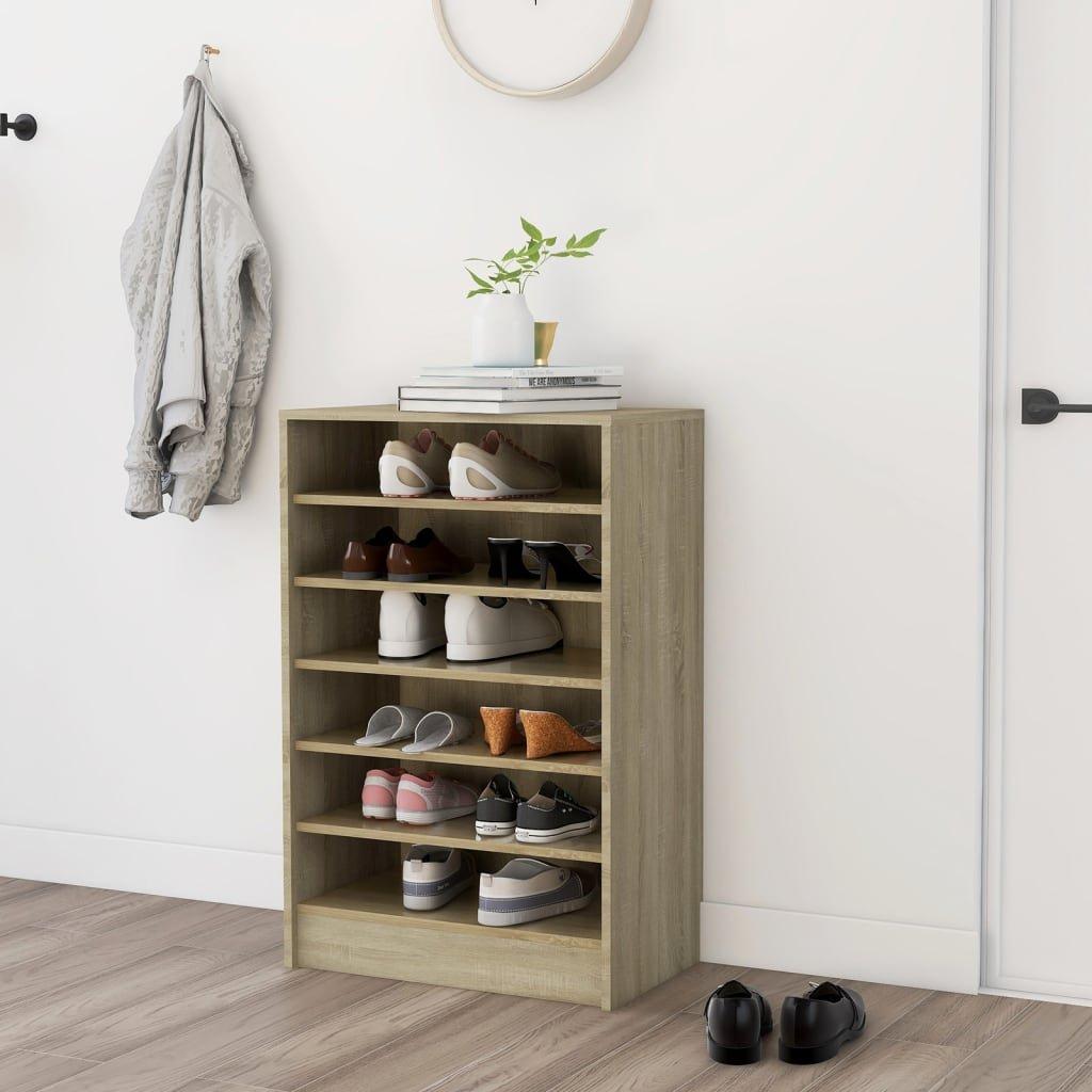 VidaXL Armoire à chaussures bois d'ingénierie  