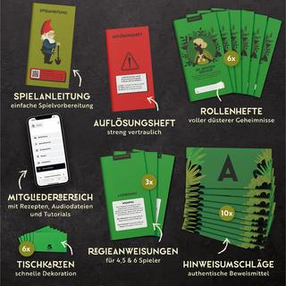 Gourmet Criminelle  Mord durch Gartenzwerg - Krimidinner 