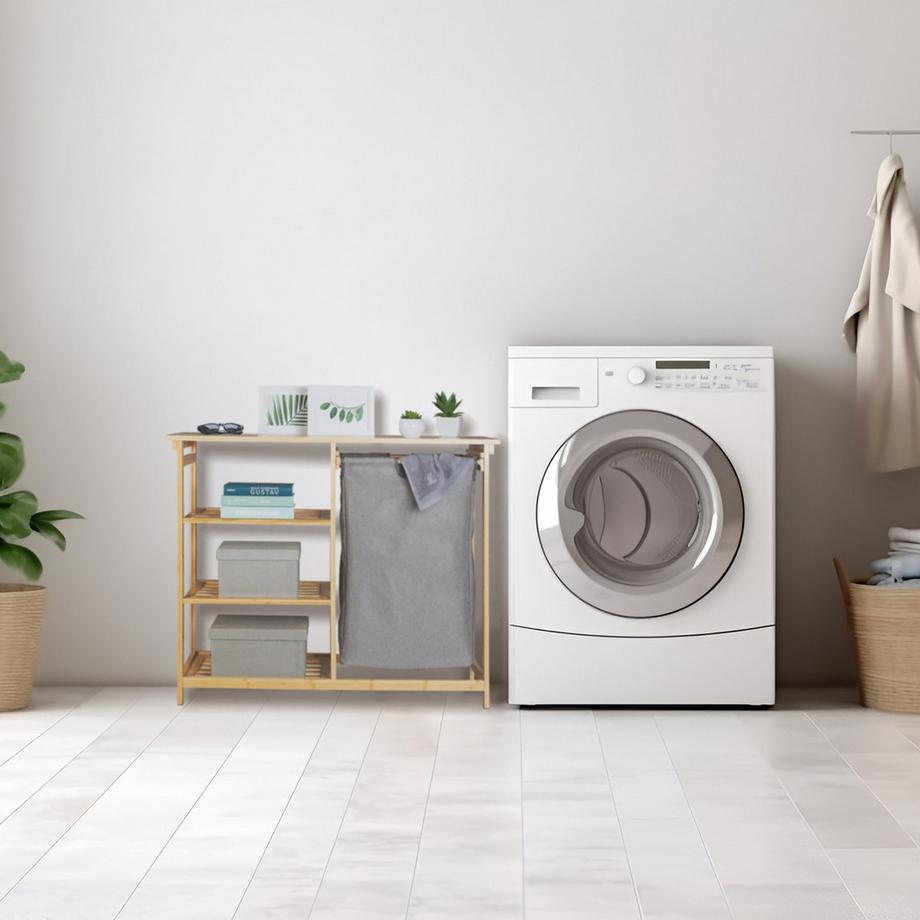 B2X Étagère panier à linge pour salle de bain  