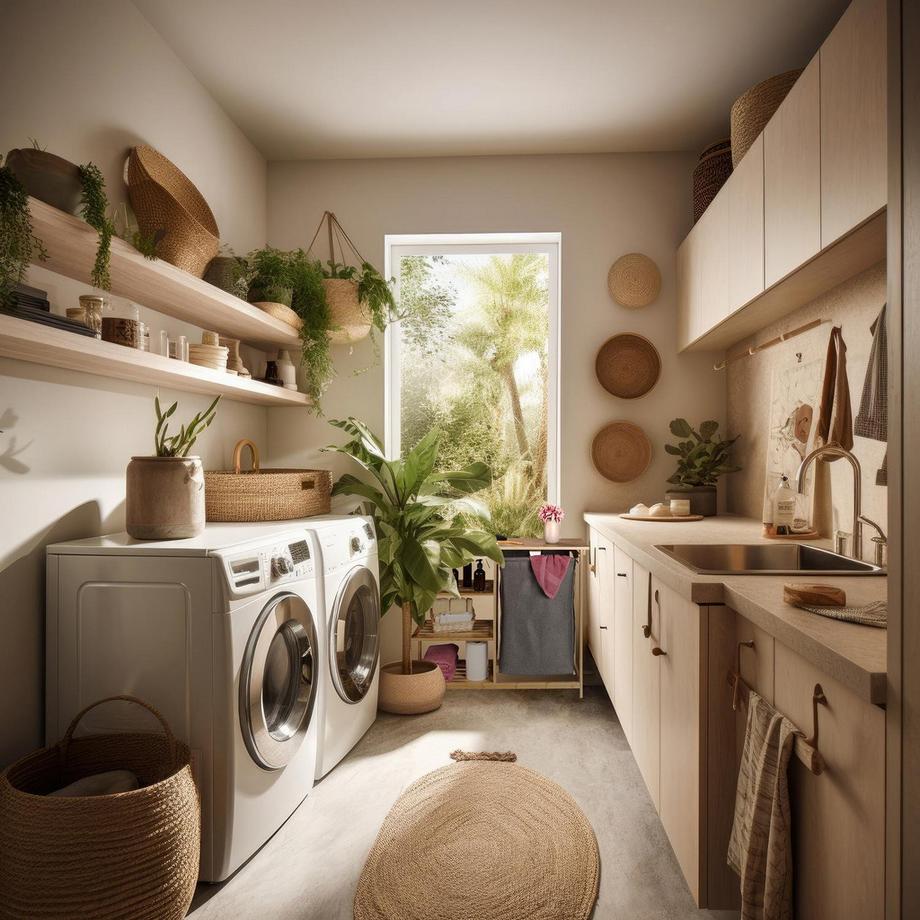 B2X Étagère panier à linge pour salle de bain  