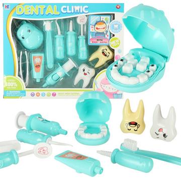 Trousse médicale dentiste hippopotame bleu