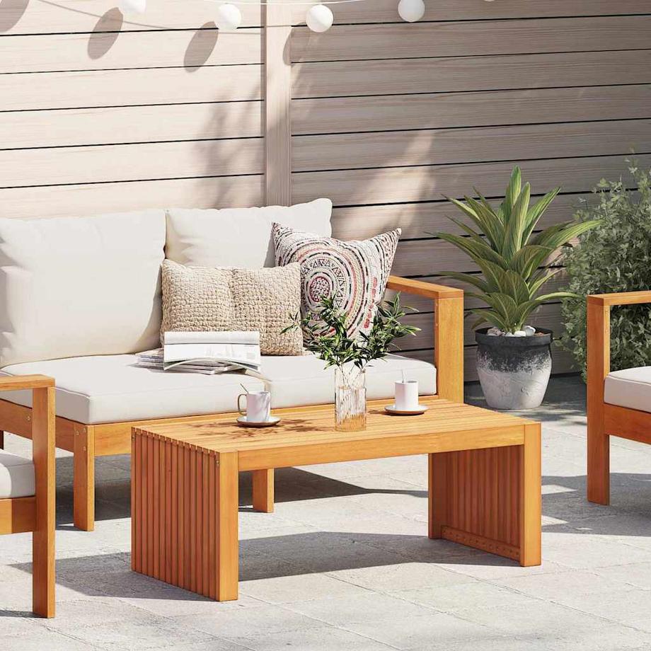 VidaXL Gartentisch massivholz akazie  