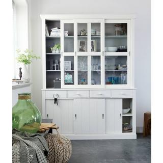 mutoni Armoire buffet Lagos pin FSC 214x166 blanc  