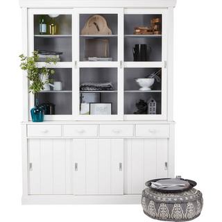 mutoni Armoire buffet Lagos pin FSC 214x166 blanc  