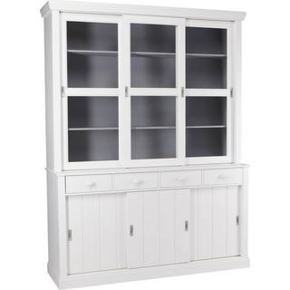 mutoni Armoire buffet Lagos pin FSC 214x166 blanc  