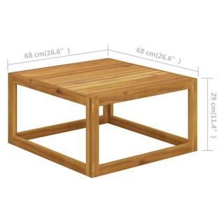 VidaXL Repose-pied bois d'acacia  