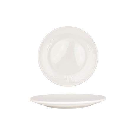 Bonna Piatto da cena - Iris White -  Porcellana - 25 cm- set di 6  