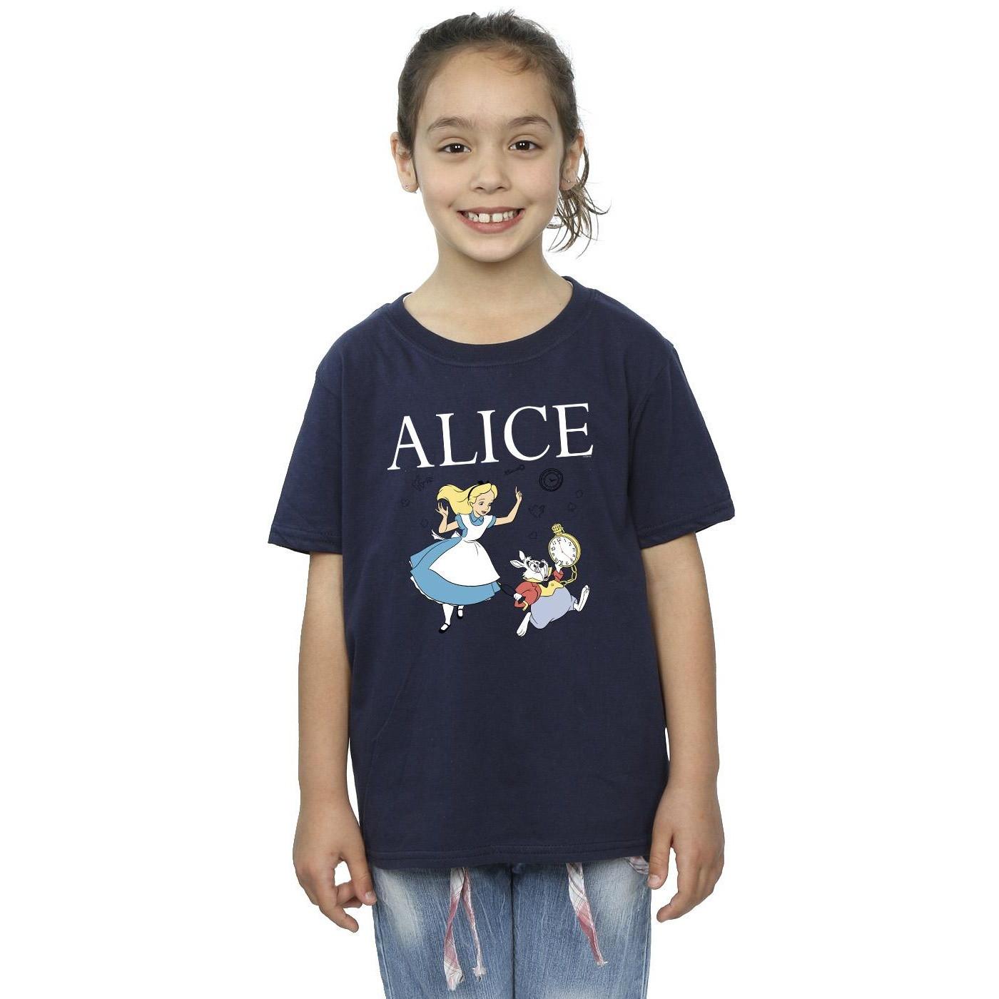 Disney  Tshirt ALICE IN WONDERLAND FOLLOW THE RABBIT 