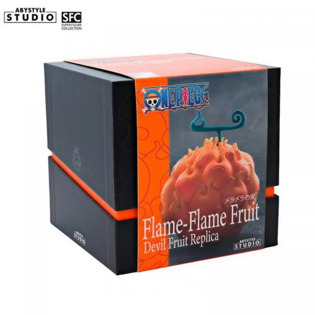 Abystyle - One Piece - Flame Flam Fruit - Devil Fruit Replica, Arancione