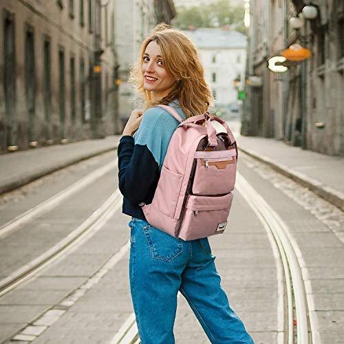 Only-bags.store Sac à Dos Sac à Dos Sac à Dos avec Compartiment pour Ordinateur Portable et Poche Antivol Sac à Dos d'école étanche Sac à Dos pour Ordinateur Portable 15,6 Pouces pour Le Travail de Loisirs de Voyage Uni  